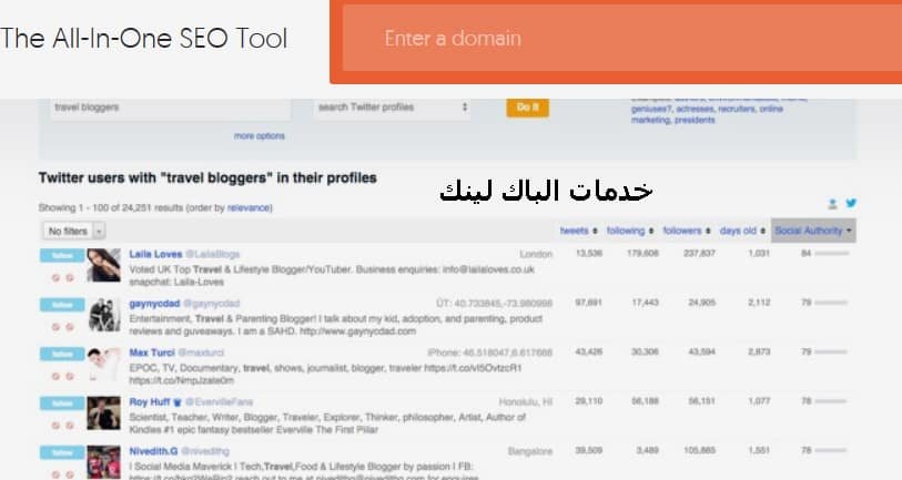 عوامل التصدر في محركات البحث.