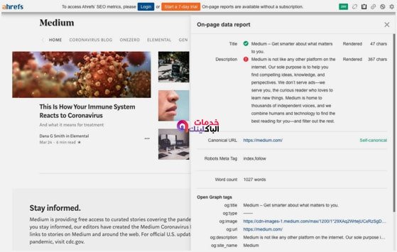 Ahrefs’ SEO Toolbar